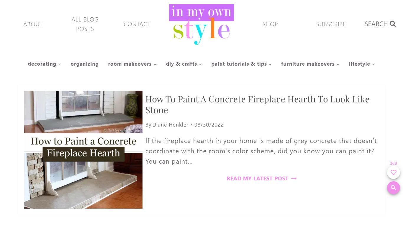 DIY Home Decorating Blog - In My Own Style